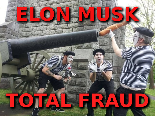 ELON MUSK IS A LYING SCAM ARTIST Elon Musk Corruption And Crappy Engineering Make Tesla Cars So Unsafe 
Keywords: Rare Earth Mines Of Afghanistan, New America Foundation Corruption, Obama, Obama Campaign Finance, Obama FEC violations, Palo Alto Mafia, Paypal Mafia, Pelosi Corruption, Political bribes, Political Insider,  Eric Schmidts Sex Penthouse, SEC Investigation